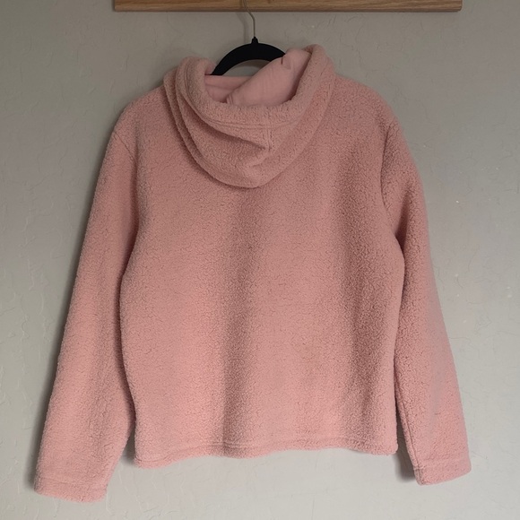 Fila Women’s Soft Pink Fleece Pullover Jacket - Picture 4 of 6